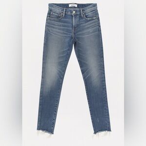 Moussy Blue Distressed Denim Jeans